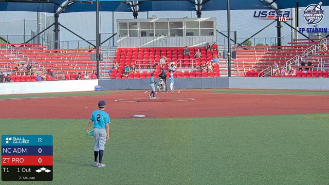 NC Admirals 11U VS ZT Prospects - Fri, Jul 4, 2025 7:59 AM to Fri, 9:10 AM