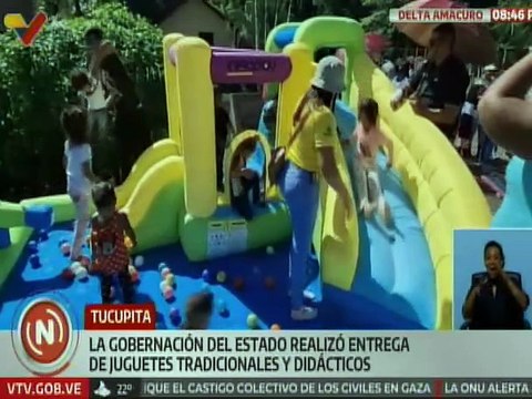 Delta Amacuro | Niños disfrutaron de actividades recreativas programadas por autoridades regionales