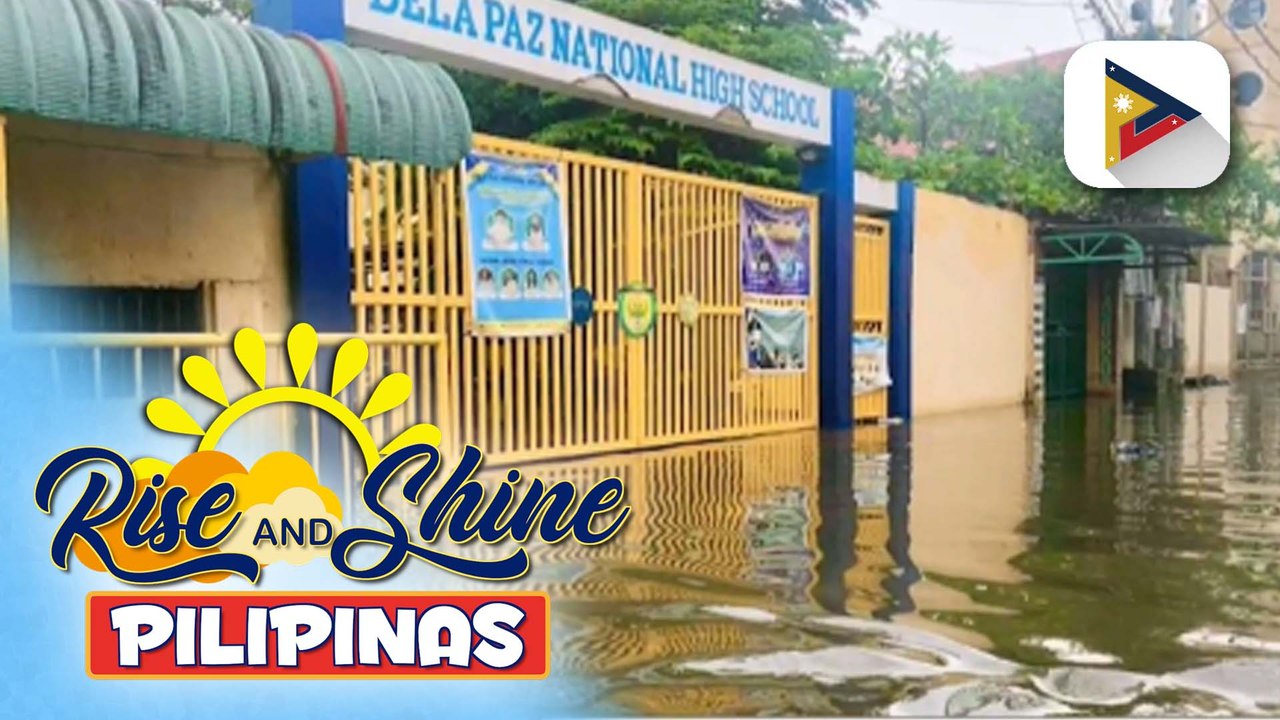 Ilang lugar sa Biñan, Laguna, lubog pa rin sa baha dahil sa walang-tigil na ulan nitong weekend