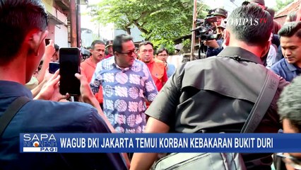 Tinjau Lokasi Kebakaran di Bukit Duri, Wagub Rano: Korban Selamat 25 Orang Diungsikan di Tenda