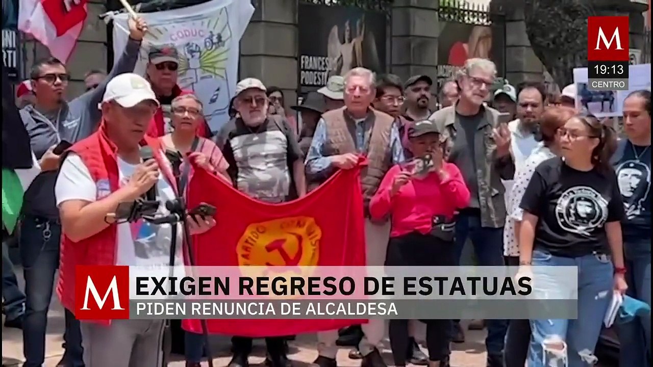 Vecinos de Tabacalera demandan regreso de las estatuas de Fidel Castro y el 'Che' Guevara