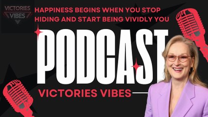 PODCAST: Happiness begins when you stop hiding and start being vividly you.