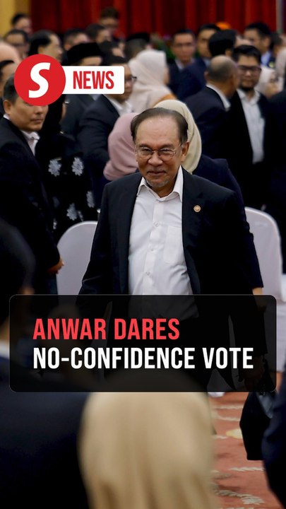 Bring it on, Anwar dares opposition to table no-confidence vote