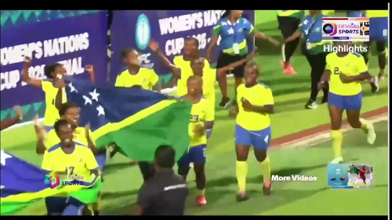 Papua New Guinea vs Solomon Islands OFC Women's Nations Cup Final Highlights & Medal Presentations