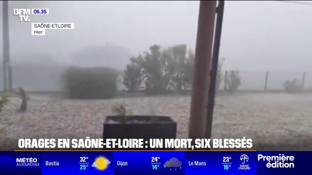 Saône-et-Loire, Savoie, Bouches-du-Rhône...de violents orages ont touché l'est de la France