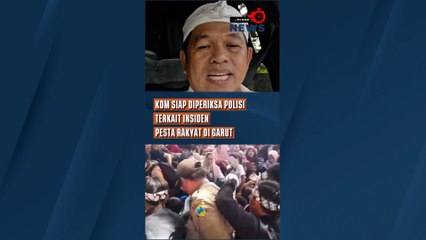 Dedi Mulyadi Siap Diperiksa Polisi Terkait Insiden Pesta Rakyat di Garut
