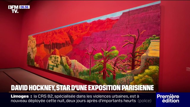 La fondation Louis Vuitton propose la plus grande rétrospective des œuvres de David Hockney avec plus de 400 tableaux