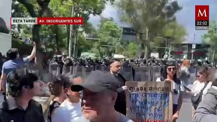 Vandalismo en CU opaca la segunda marcha contra la gentrificación