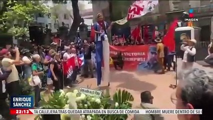 Comunidad cubana en la CDMX exige la restitución de las esculturas del "Che" Guevara y Fidel Castro