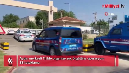 11 ilde organize suç örgütlerine operasyon: 33 tutuklama