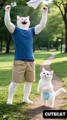 Paper plane #aianimation #cat #youtubeshorts #funny #funnycats #animals #animation