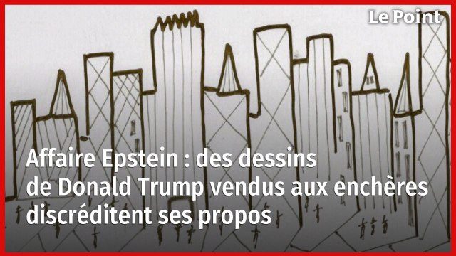 Affaire Epstein : des dessins de Donald Trump vendus aux enchères discréditent ses propos