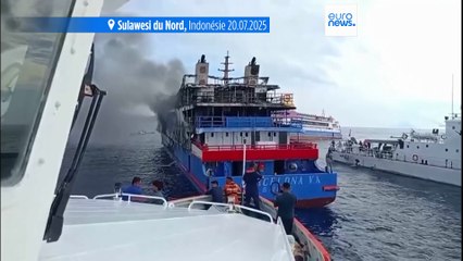 Des centaines de personnes sauvées après l'incendie d'un ferry en Indonésie