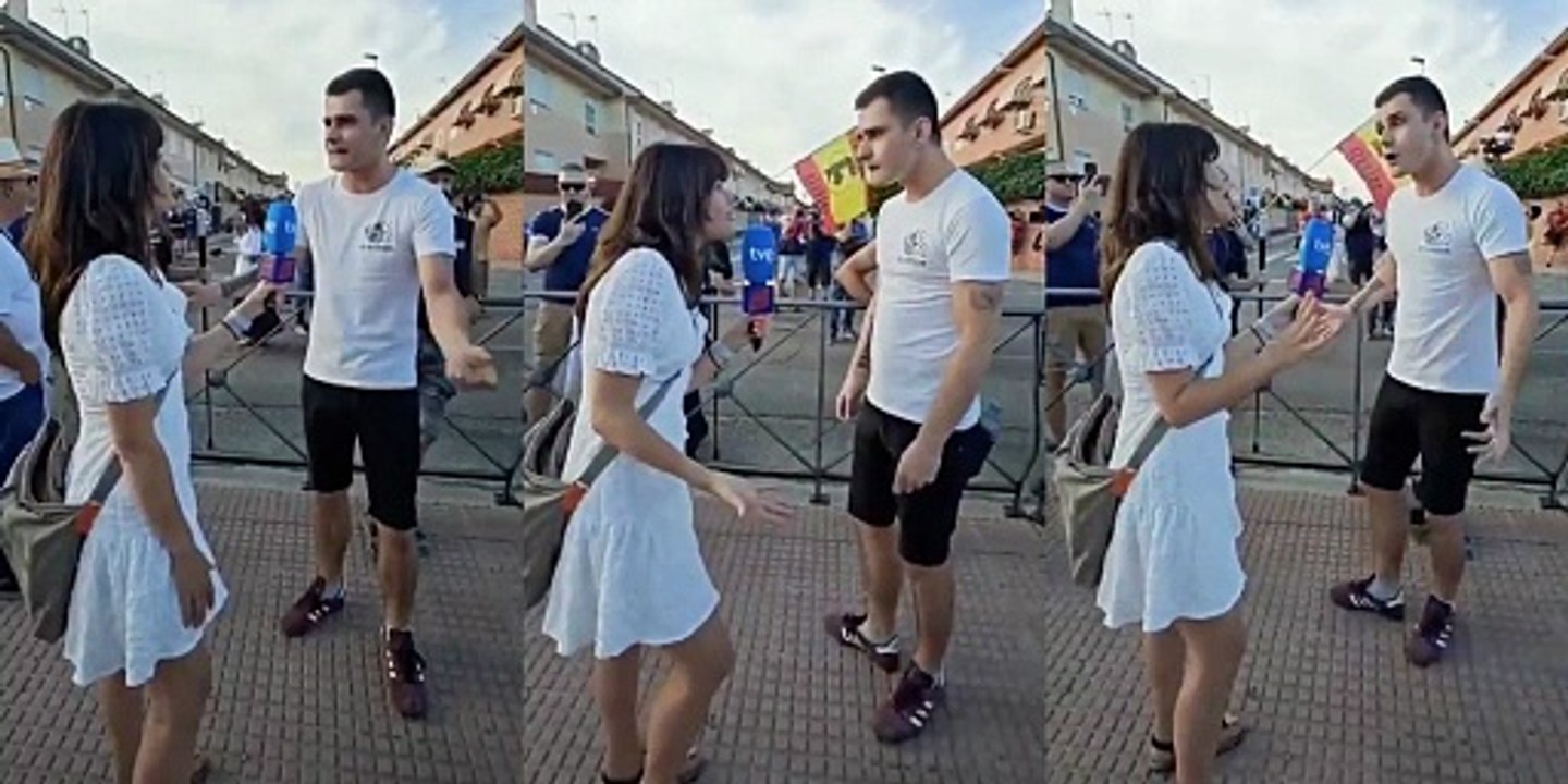 La reportera propagandista de Cintora (TVE) se lleva otro buen meneo: "Eres un feladora mediática"