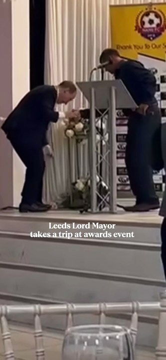 Lord Mayor has a 'Naomi Campbell' moment as he...
