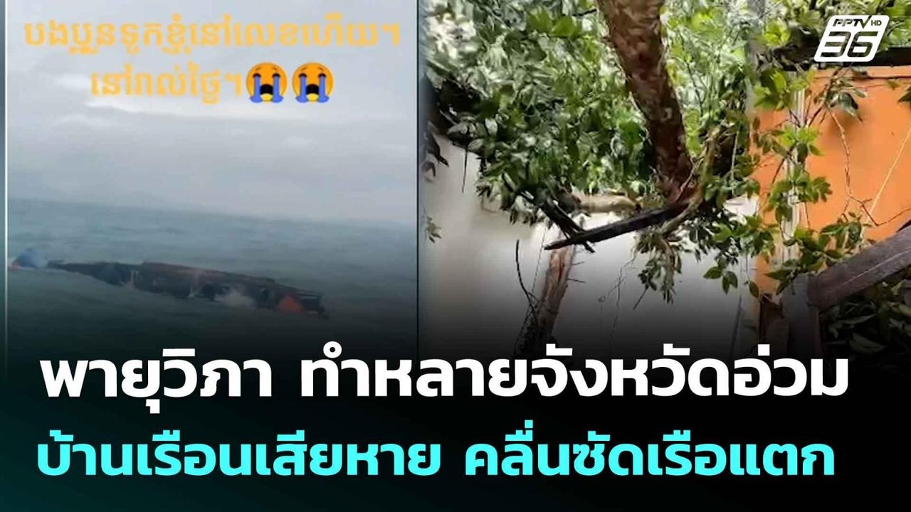 พายุวิภา ทำหลายจังหวัดอ่วม น้ำท่วมถนน บ้านเรือนเสียหาย คลื่นซัดเรือแตก| เที่ยงทันข่าว | 21 ก.ค. 68