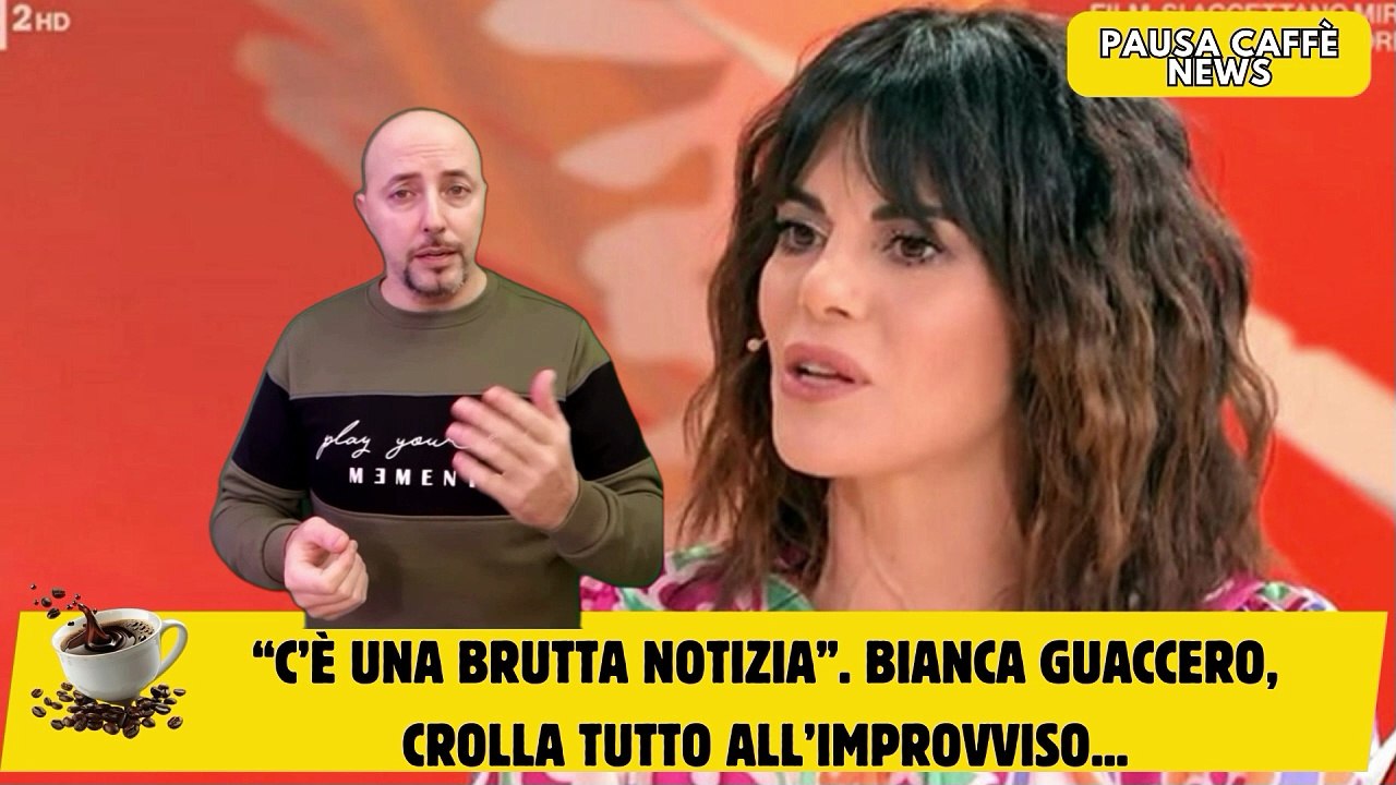“C’è una brutta notizia”. Bianca Guaccero, crolla tutto all’improvviso...