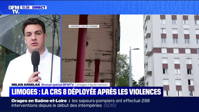 Limoges: la CRS 82 déployée après les violences urbaines