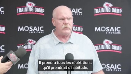 Kansas City Chiefs -  Reid : “On continue normalement avec Rashee Rice”