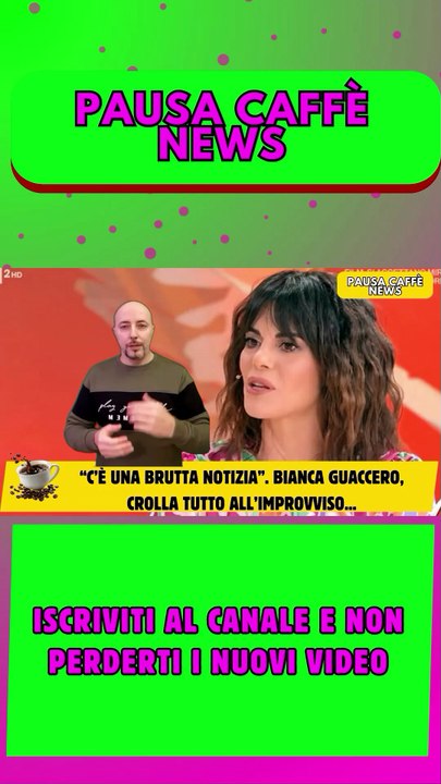 “C’è una brutta notizia”. Bianca Guaccero, crolla tutto all’improvviso..