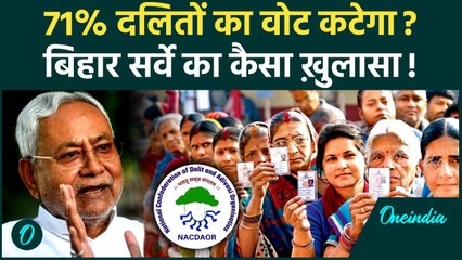 Bihar Election 2025: क्या 71% दलितों का वोट कटेगा? बिहार के सबसे बड़े सर्वे ने मचाया हड़कंप | Nitish