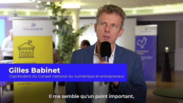 Grande matinale de la transformation numérique de l’action publique : la parole à Gilles Babinet