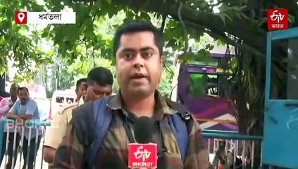 মোবাইল ক্যান্টিন নিয়ে মেয়ো রোডে পুলিশ, ঘুগনি-মুড়ি খেতে ভিড় তৃণমূলীদের