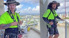 Rope Access Technicians Ben & Ben: High-Rise Work and Gear Demos in Surfers Paradise ||