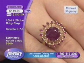 FRC028 - 10kt 4.20ctw Ruby Ring