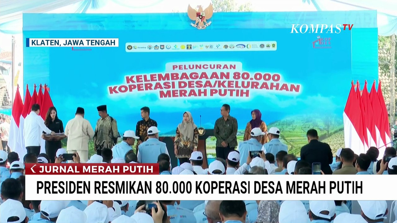 Pidato Presiden Presiden Prabowo Resmikan 80.081 Koperasi Desa Merah Putih di Klaten | JMP