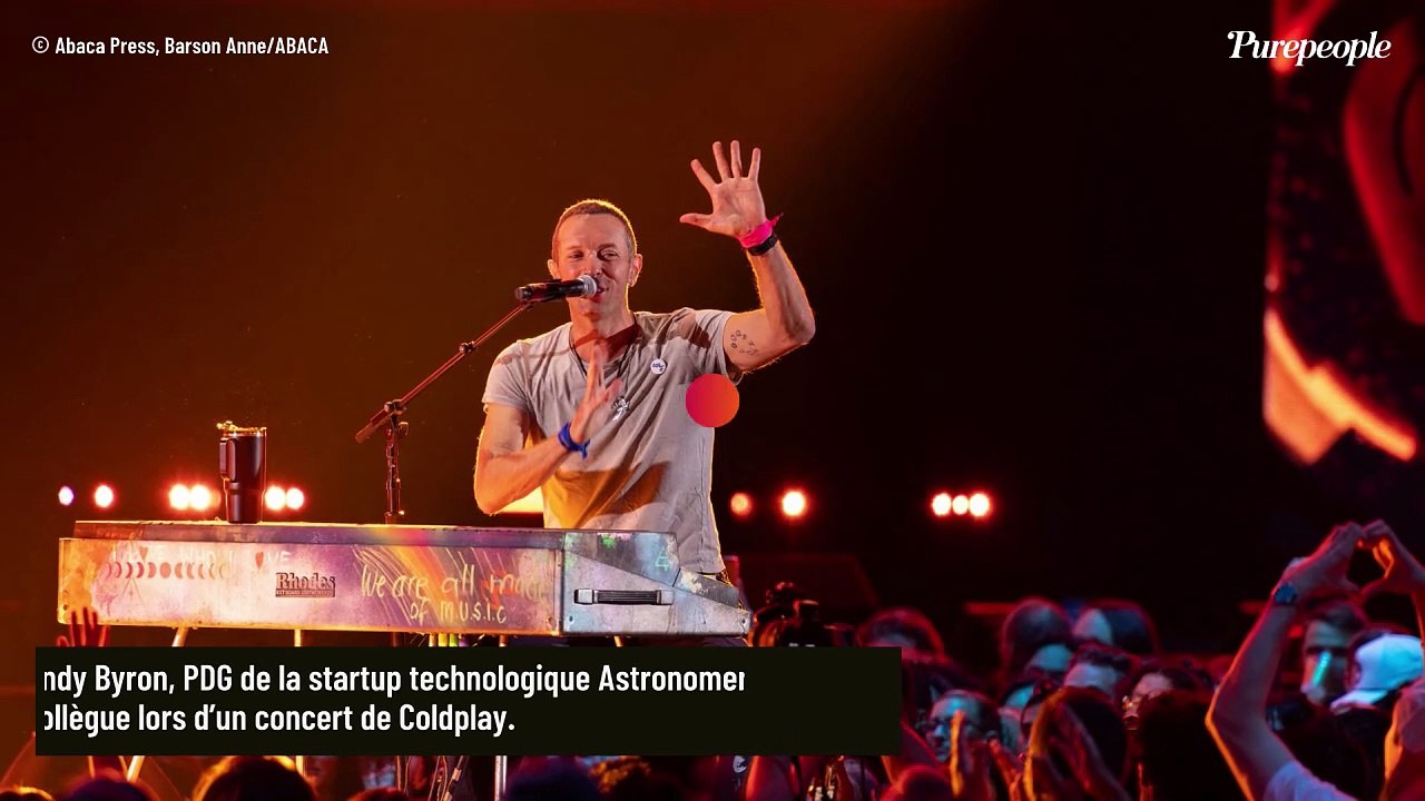 Le grand patron pris sur le fait au concert de Coldplay a pris une décision qui va changer sa vie