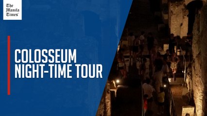 Rome's Colosseum shines after sunset as tourists dodge daytime blaze