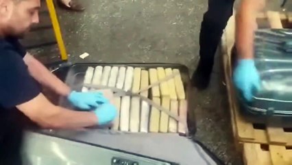 Diplomatik plakalı araçta rekor kokain: 206 kilo!