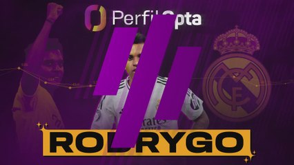 El perfil Opta de Rodrygo