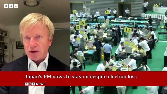 Japan Prime Minister Ishiba vows to stay on despite election loss | BBC News