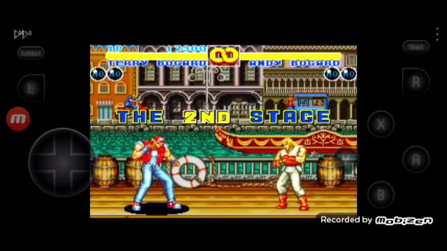 Fatal Fury 2 Terry Bogard vs Andy Bogard fala de vitória do Terry Bogard em português