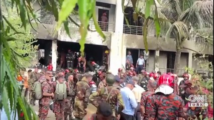 Bangladeş’te Askeri Eğitim Uçağı, Kampüse Düştü: 27 Ölü, Yüzlerce Yaralı