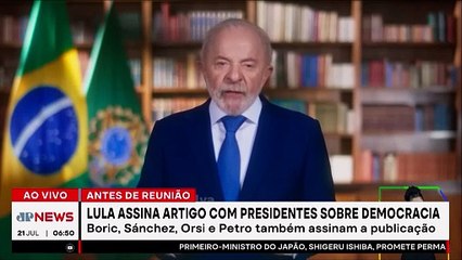 Lula e líderes lançam carta em defesa da democracia