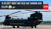Je gelooft nooit wat deze RAF Chinook kan tillen! 😱🚁