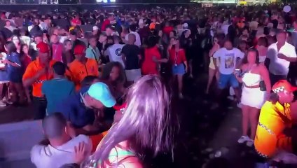 novo vídeo mostra briga generalizada em show