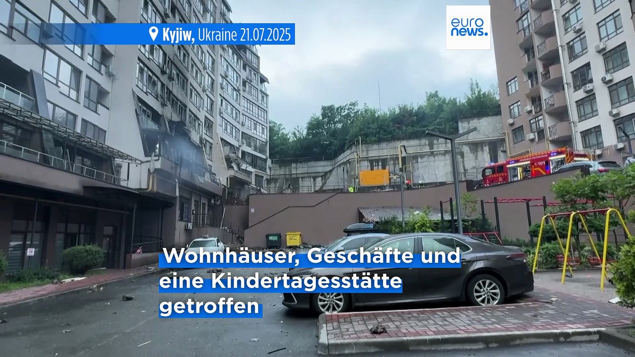 Russische Angriffe auf Kyjiw: mindestens ein Mensch getötet und sechs verletzt