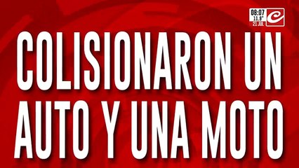Violento choque en San Cristóbal deja a un hombre de 65 años gravemente herido
