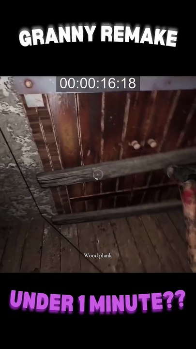 Granny REMAKE 1 minute SPEEDRUN