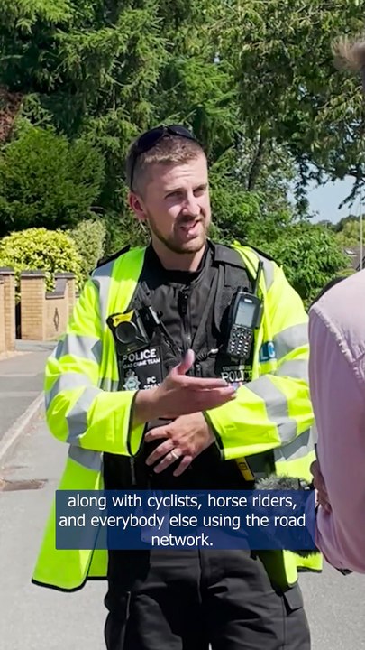 Community Speedwatch Day of Action in rural Staffordshire communities