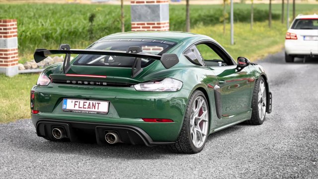 Porsche 718 Cayman GT4 RS - Acceleration Sounds !