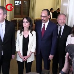 MİT Başkanı İbrahim Kalın'dan 'süreç' turu MHP ve AKP'nin ardından DEM Parti'yi ziyaret etti