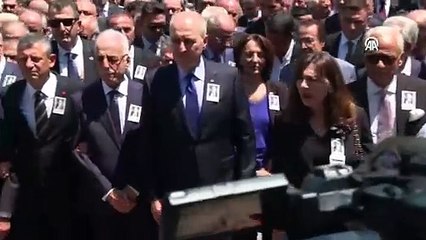 Altan Öymen için Meclis'te cenaze töreni