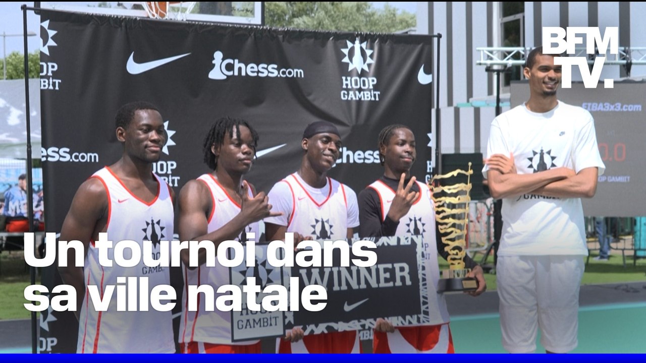 Victor Wembanyama organise un tournoi mêlant basket et échecs dans sa ville natale