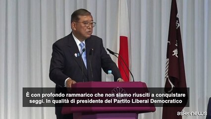 Giappone, delusione per Ishiba: mi scuso e accetto il voto con umiltà
