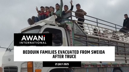 Bedouin families evacuated from Sweida after truce